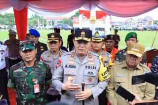 Pimpin Apel Gelar Pasukan Operasi Lilin 2023 Irjen M Iqbal Pastikan Kesiapan Pengamanan